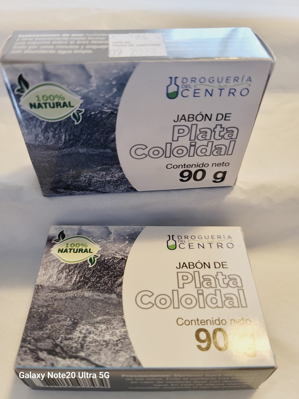 Plata Coloidal Soap - Silver/Gray, 90 g